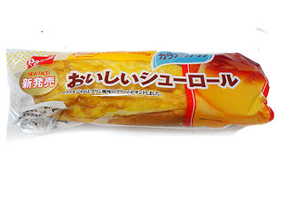 おいしいシューロール　カラメルプリン　敷島製パン