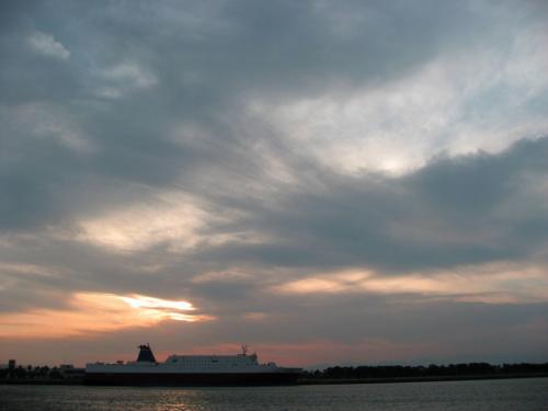 hiroの部屋　港の夕焼け2007.05.09