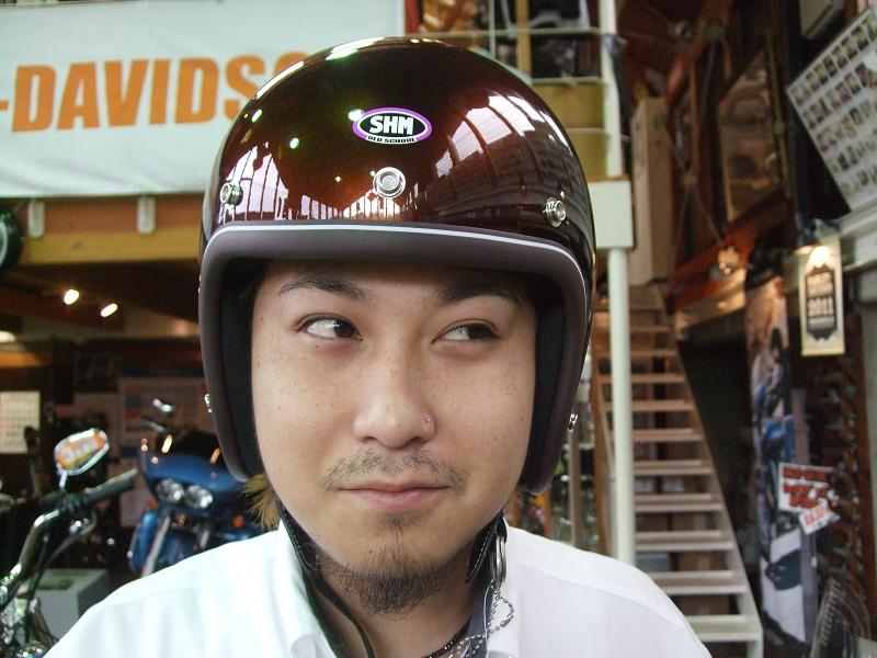 SHM タチバナ ヘルメット内装もベルトにスレはありますが